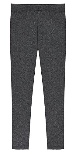 Popular Big Girl's Cotton Ankle Length Leggings - Charcoal - 12