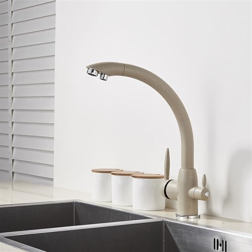 Robinet de cuisine filtré avec rotation 360 et double commande