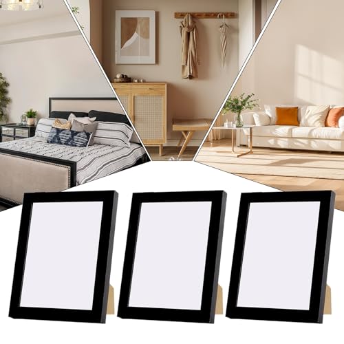 Cadre photo 20x25 cm en lot de 3 pour mur et table