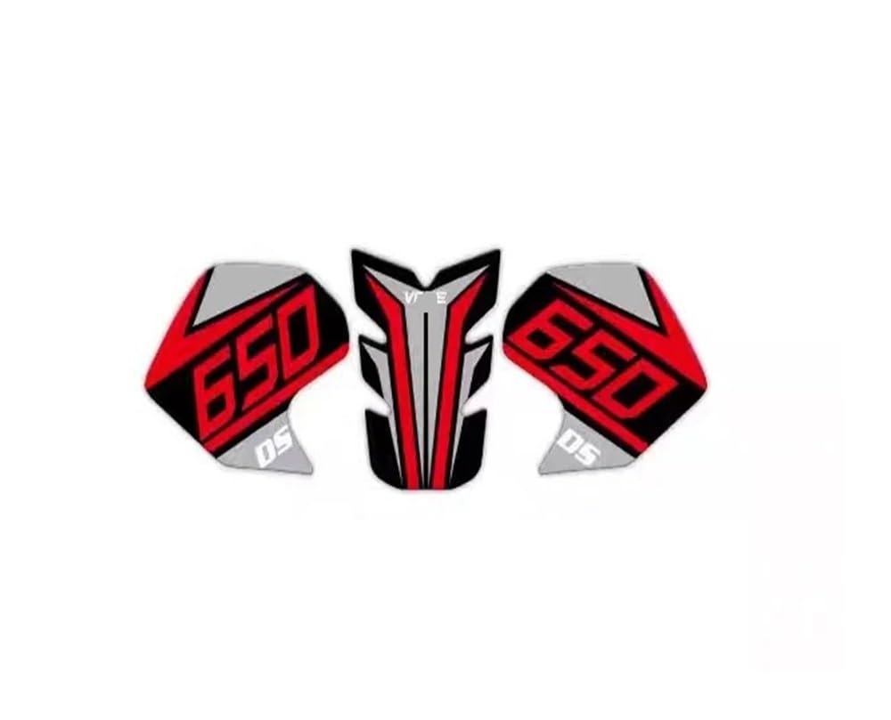 Protège réservoir autocollant DS 650 protection carburant moto