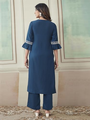Image of Sanisa Women's Rayon Kurta Set