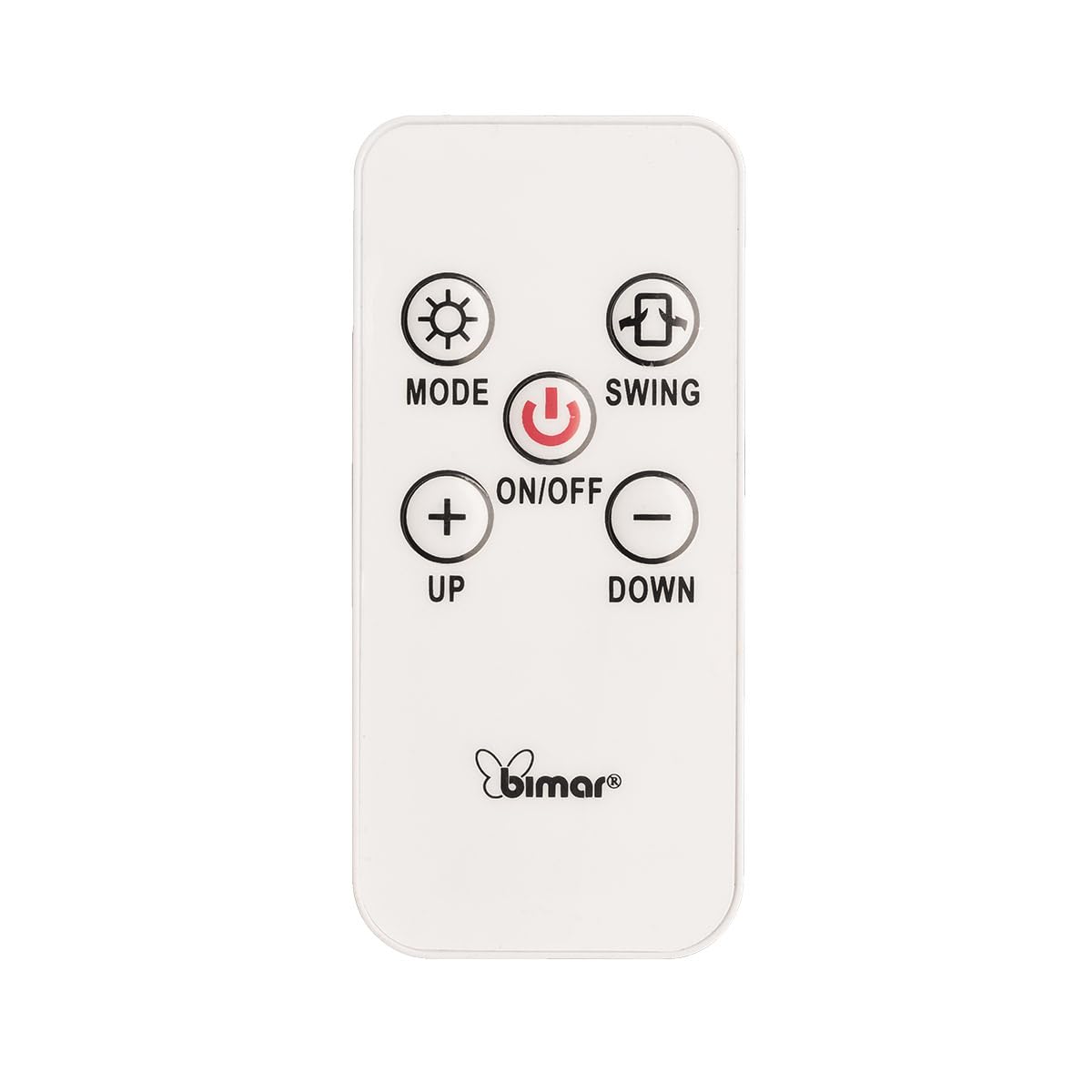 Bimar HP131 Termoventilatore a Parete Wi-Fi, Eroga Potenza in Base alla Temperatura Ambiente. Termoventilatore con Telecomando, App, Controllo Vocale, Programmatore e Oscillazione Automatica