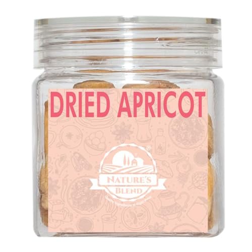 Image of Nature's Blend Dried Apricots 100g Jar | Sweet Tangy Sun Dried Apricots No Sulphur | Healthy Snack