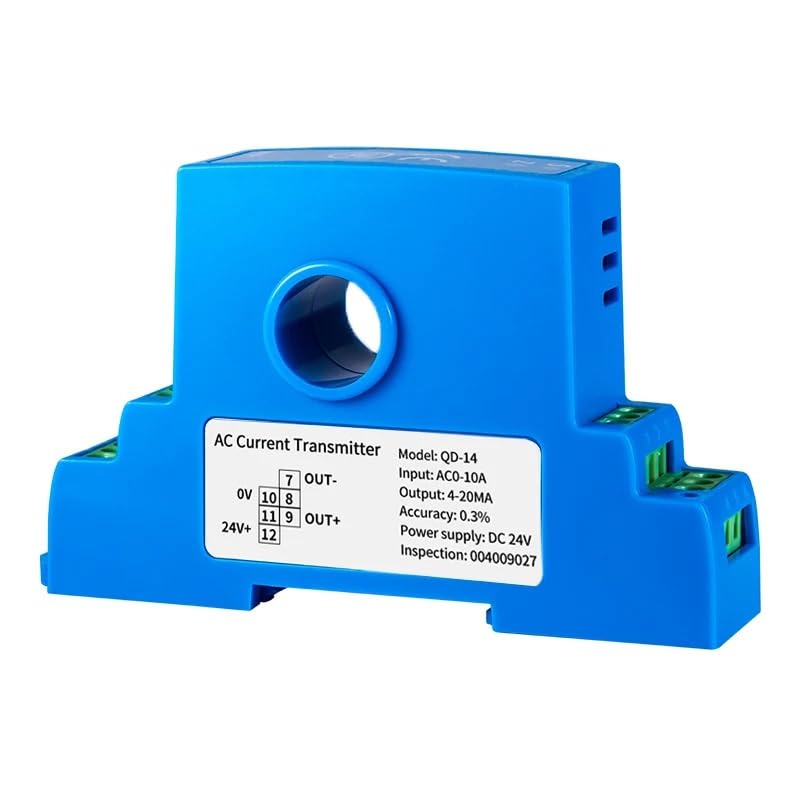 Transducteur de courant AC 0-20A avec sortie analogique 0-10V pour armoire