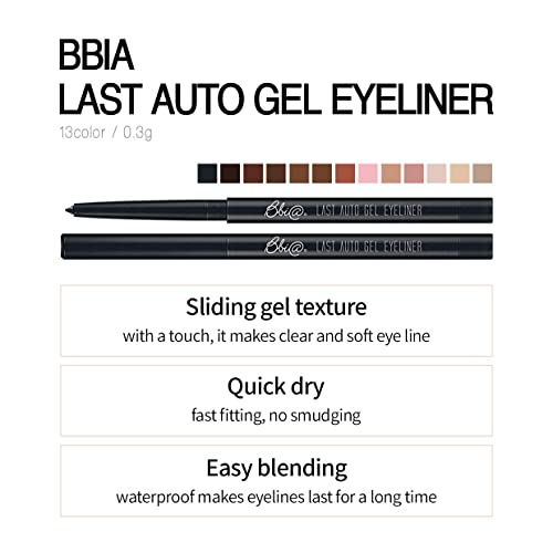 BBIA Last Auto Gel Eyeliner Waterproof 2P Set miniatura 6