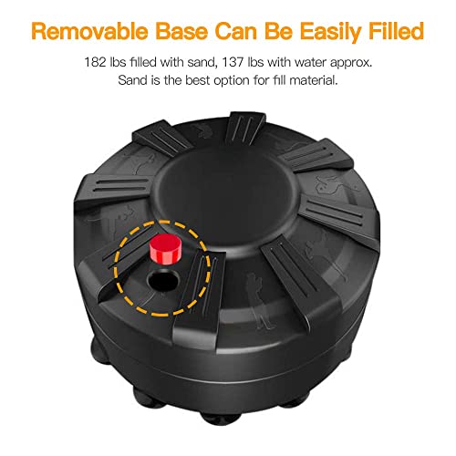 Dprodo Punching Bag Heavy Boxing Bag With Suction Cup Base - Freestanding Punching Bag For Adults Kickboxing Bags Kick Punch Bag, Black, 69" (Rw081201) #TOP4