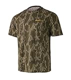 Muddy Outdoors MTX Cotton Short Sleeve Shirt, Mossy Oak Bottomland – 2XL