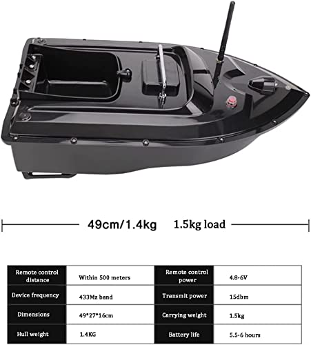 Bateau de pêche télécommandé GPS résistant au vent pour éviter les pertes de lignes - 3