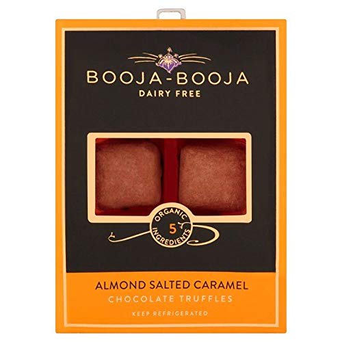 Booja Booja Dairy Free Almond & Sea Salt Caramel Chocolate Truffles - 69g (0.15 lbs)