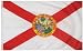 Annin Flagmakers Model 140960 Florida State Flag 3x5 ft. Nylon SolarGuard Nyl-Glo 100% Made in USA to Official State Design Specifications.