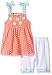 Little Lass Girls' 2 Piece Bike Short Set Daisy Smock