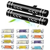 2Pcs Auto Lufterfrischer Mit Clip Auto Lufterfrischer Auto Duft Innenraum Autoparfüm Auto Lufterfrischer Innenraum Car Perfume Fahrzeug Zur Beseitigung Von Gerüchen mit 12 Aromastäbchen