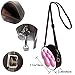 Pink Golf Balls Women Round Crossbody Bags Leather Sling Bag Purse