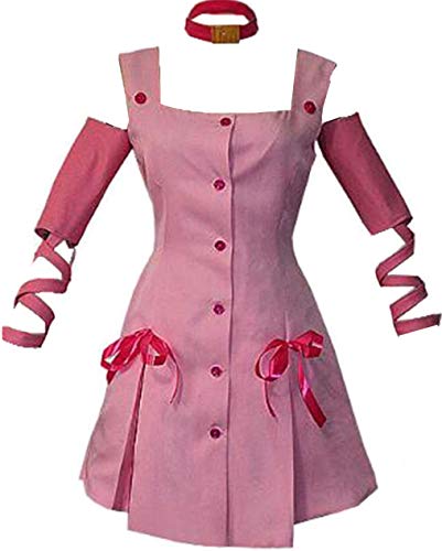 Nsoking Bizarre Adventure Sugimoto Reimi Cosplay Costume Halloween Pink Dress Custom (Womens-L, Pink)