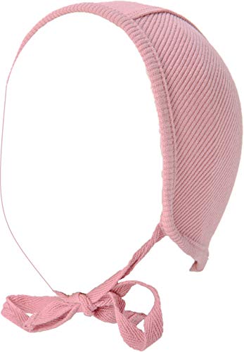 B&D Baby Bonnet: Soft Cotton Pilot Hat For Newborns, Infants, Toddlers – Ribbed Beanie With String Ties In 4 Colors – Fitted Baby Cap For Girls & Boys – Ideal For Christenings, Baby Showers, Birthdays