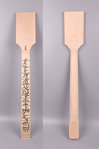 Manche de guitare 25,5 pouces érable 24 frettes pour remplacement guitare DIY