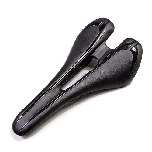 Selle de vélo creuse en carbone pour soulager la pression périnéale en VTT