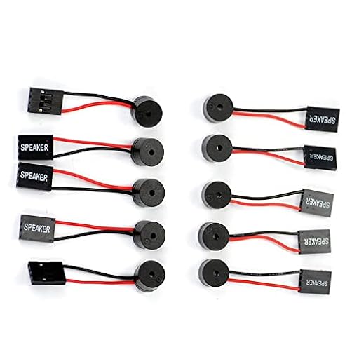 DollaTek 10 bocinas piezoeléctricas internas para PC con alarma BIOS para carcasa de ordenador | Ya disponible en tu tienda friki favorita! En mundofriki.es!