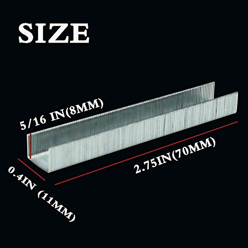 Bhtop 5/16 Inch Staples For Staple Gun 1008 8Mm Industrial Staples 3000 Pack #TOP4