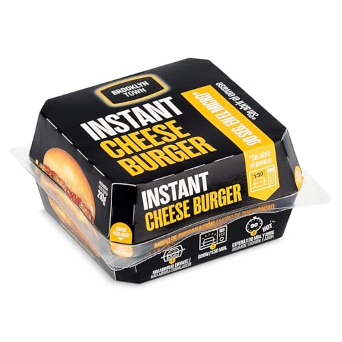 Hamburguesa con queso Brooklyng town 210 g
