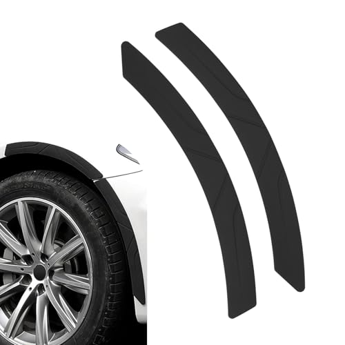 Yidcidu 2PCS Wheel Tire Eyebrow Strips, Thickened Scratch-resistant Anti-collision Vehicles