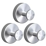 Genfest 2026 Suction Cup Hooks for Hanging, Shower, No-Drill Removable Heavy Duty Suction Cup Hooks for Towel, Shower, Home Storage, Window, Hanging, Bathroom, Kitchen, Glass Door - 3, Silver