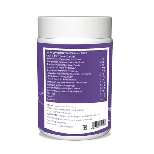 Image of Plant-Based Biotin Hair 10000mcg Supplement | For Men and Women | Hair Growth with Sesbania, Amla, Bamboo & Orange | Hair Control | Healthy Hair, Skin & Nails | 200g (Pack of 3)