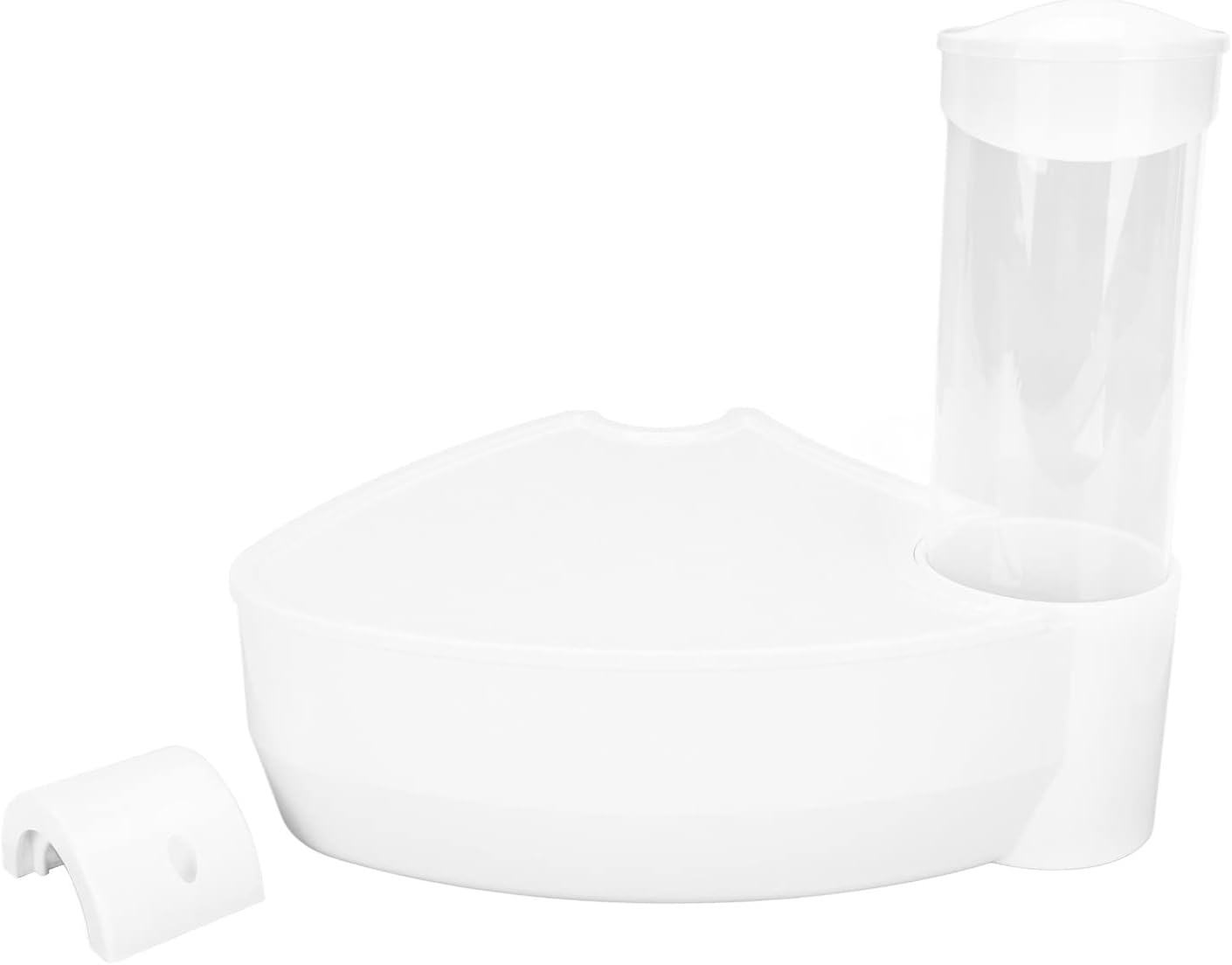 3 in 1 Chair Cup Storage Holder with Disposable Cup Tissue Box and Thicken Scaler Tray, Stable Accessory for 1.8in Column Chairs in Clinics and Hospitals