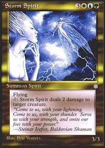 Magic The Gathering - Storm Spirit - Ice Age