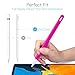 MoKo Pencil Case for Apple Pencil 2nd Generation/Apple Pencil Pro,[2 Pieces] Protective Silicone Apple Pencil 2nd Generation Pencil Holder Sleeve and Protective Nib Cover for Apple Pencil 2,Pitaya Red