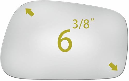 Miniatura 9 de BOOLEE Cristal de espejo izquierdo de repuesto para PONTIAC VIBE TOYOTA COROLLA MATRIX 2003 2004 2005 2006 2007 2008