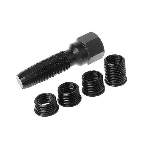 Ciieeo Helicoil Thread Repair Kit for Spark Plug Installation Essential Tool for Restoring Damaged Threads Cast Random Color