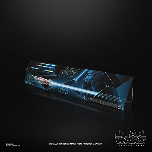 STAR WARS The Black Series Sabre de Luz Force FX Elite da Leia Organa, com LED e Som - F3904 - Hasbr