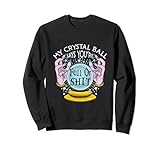 Este divertido diseño de adivinador de la suerte muestra: una bola de cristal que dice "You're Full of Shit". Sería un regalo impresionante para cualquier hombre o mujer advierte a las personas que no les acuesten sobre nada.