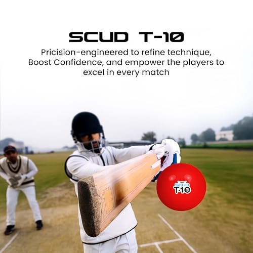 Image of SCUD T10 PVC Wind Ball for Practice | Indoor & Outdoor Soft Training Cricket Ball for Coaching & Daily Practice | Lightweight 80-85 g Durable PVC Construction (Pack of 3pc Balls, Multicolor)