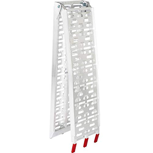 Black Widow AFP-9012 Single Runner Motorcycle Ramp – Finger-Style Lip, Plate Surface - //coolthings.us
