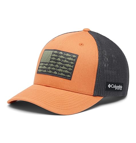 Image of Columbia Unisex PFG Fish Flag Mesh Ball Cap