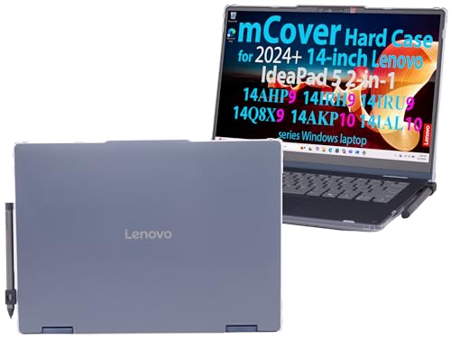 Funda mCover Lenovo IdeaPad 5 2 en 1 14Q8X9 contra golpes y polvo en el chasis del portátil