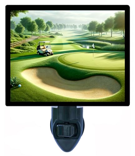 Lámpara de noche LED con diseño deportivo de golf