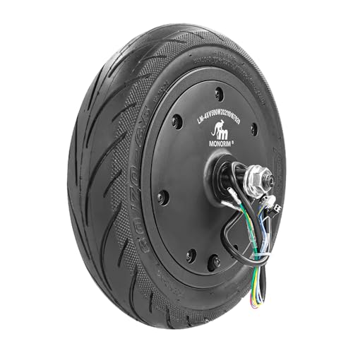 myBESTscooter Monoruota con Motore ad Alta Coppia n9x-22 48V 500W Pneumatico Senza Camera per Monopattino Elettrico Segway Ninebot Max G30