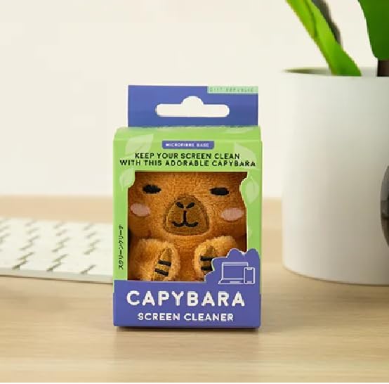 Gift Republic Capybara Screen Cleaner Buddy, Brown