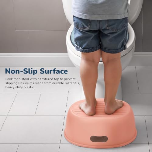 Image of Baybee 3 IN 1 Baby Potty Seat for Kids with Step Stool | Portable Potty Training Seat with Removable Tray & Non Skid Base | Baby Western Toilet Seat | Baby Toilet Chair for Kids 1 to 5 Years (Orange)