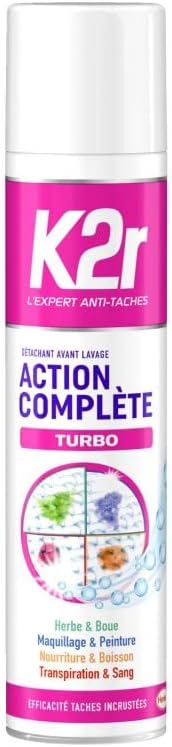 Cleaning Product K2R - detacher before washing aerosol (400ML) - detacheur avant lavage aerosol (400ML) - Price Per Unit - Fast Delivery
