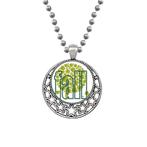 offbb Autumn Deciduous Loving Trees Necklaces Pendant Retro Moon Stars Jewelry