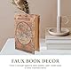 Cabilock Vintage Fake Book Box, Retro Buch Schmuckkasten Schmuckbox in Buchform, ÖFfnbar, Distressed Design, Perfekt FüR Schmuck Und Dekoration
