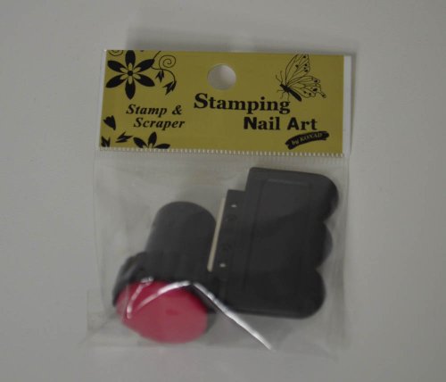 KONAD STAMP AND SCRAPER (BLACK)