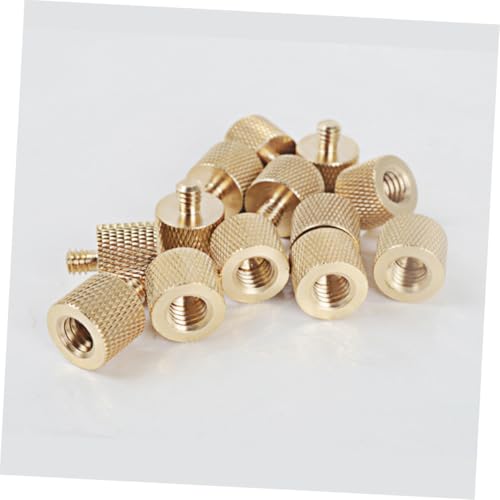 Adaptador de tornillo 1/4 a 3/8 para cámara LABRIMP de cobre dorado para rótulas de trípodes 2