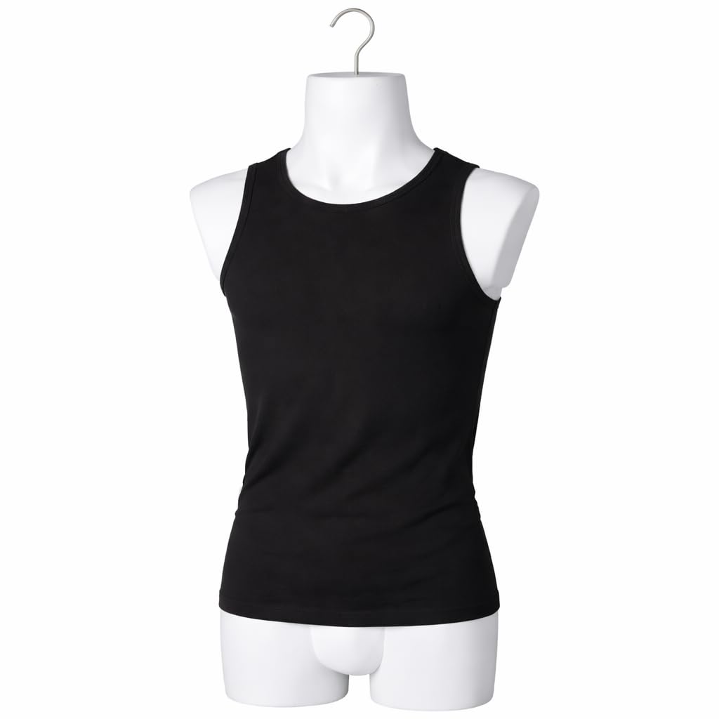 2er Set Torso männlich - Herrentorso lebensecht aus Kunststoff - Oberkörper Halbplastik in Farbe Weiß - Mannequin Büste - Halbschale Herrenbody - Schaufensterpuppe mit Haken - 2 Stück Dekotorso