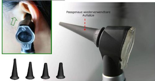 OTOSCOPE OTHOSCOPE AURISCOPE HALOGEN ENDOSCOPE OREJA OIDO MIRLA ANALISIS OT1