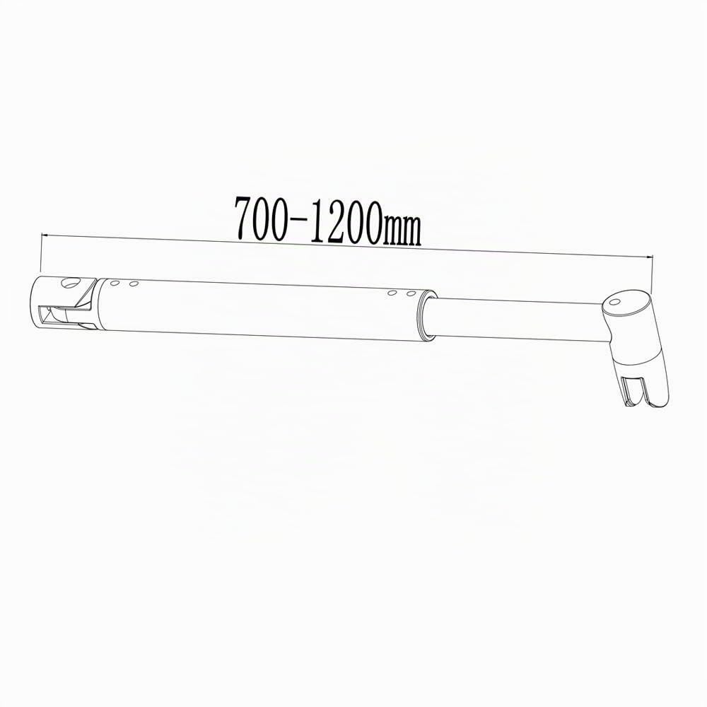 Mamparas de Ducha Panel Fijo Cristal esmerilado Antical 8mm - Barra 70-120cm - 120x200cm